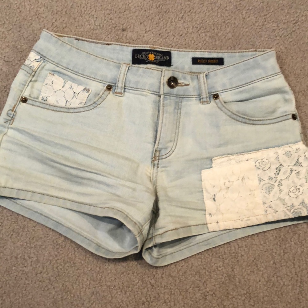 lucky brand jean shorts